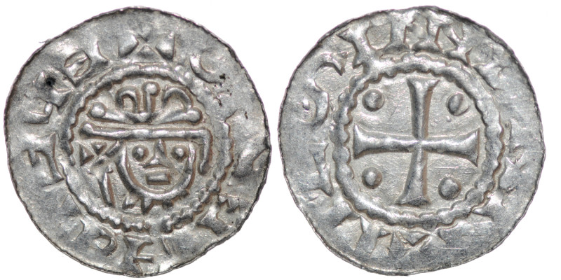 Germany. Saxony. Hermann 1059-1086. AR Denar (18.5mm, 0.79g). Jever mint. EhF+RH...
