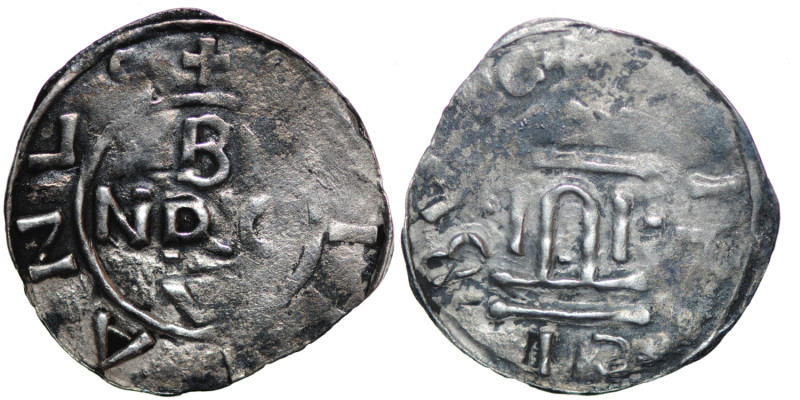 Germany. Franconia. Bruno 1034-1045. AR Denar (18mm, 0.73g). Würzburg mint. + [S...
