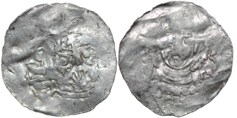 Germany. Swabia. Heinrich III 1039-1056. AR Denar (21mm, 0.88g). Strasbourg mint...