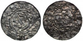 Germany. Lüder-Udo I, 1034-1057. German imitation of Aethelred II. AR Penny (18.5mm, 0.88g). Last Small Cross type (BMC i, Hild. A). Struck after 1047...