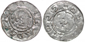 Germany. Lüder-Udo I, 1034-1057. German imitation of Aethelred II. AR Penny (18.5mm, 0.95g). Last Small Cross type (BMC i, Hild. A). Struck after 1047...