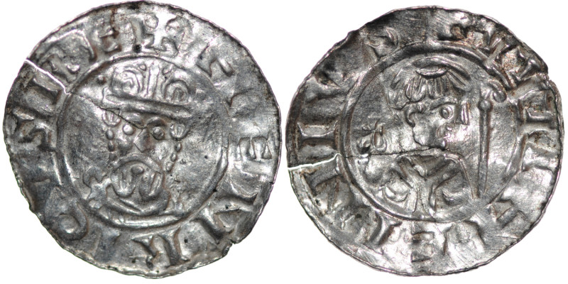 The Netherlands. Groningen. Wilhelm 1054-1076. AR Denar (18.5mm, 0.56g). HENRICV...