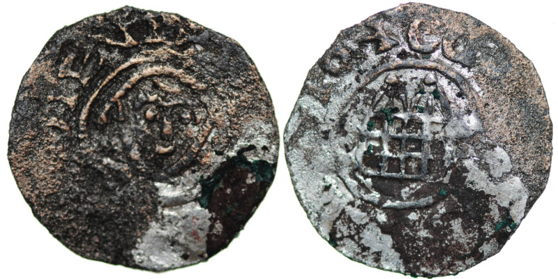 The Netherlands. Friesland. Contemporary forgery of Godfrey II 997-1069. AR Dena...