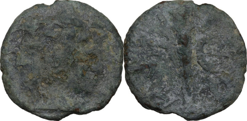 Etruria. Etruria, Volaterrae. AE Cast Semis, 3rd century B.C. Obv. Janiform head...