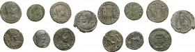 Roman Empire. Constantine the Great and his family. Multiple lot of seven (7) unclassified AE 3, including Helena. AE. Very attractive examples. Good ...