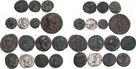 The Roman Empire. Multiple lot of fifteen (15) unclassified coins. AR/AE.