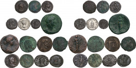 The Roman Empire. Multiple lot of fifteen (15) unclassified coins. AR/AE.