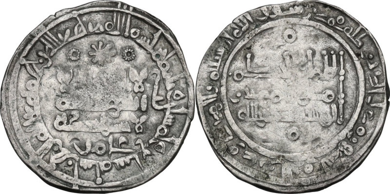 Umayyads of Spain. al-Hakam II (350-366 AH / 961-976 AD). AR Dirham, Madinat al-...