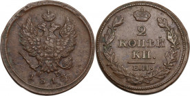 Russia. Alexander I (1801-1825). 2 kopeks 1813 HM. Bitkin 353. AE. 13.78 g. 30.00 mm. EF.