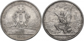 Switzerland. 5 Francs Shooting Thaler 1874, San Gallo. KM XS12; HMZ 2-1343j. AR. 24.97 g. 37.00 mm. XF.