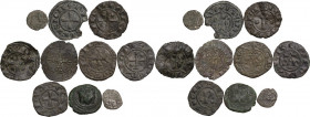 Lotto di dieci (10) monete prevalentemente dell'italia meridionale. MI.