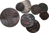 Lotto di otto (8) monete di varie epoche e zecche. AE/MI/AG.