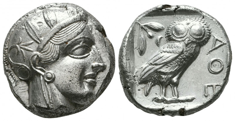 Athens Tetradrachm, head of Athena / owl
Athens, Attica. AR Tetradrachm, c. 440-...