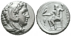 MACEDON. Kingdom of Macedon. Alexander III (the Great), 336-323 B.C. AR Tetradrachm (17.18 gms), Amphipolis Mint, ca. 323-320 B.C.
Pr-108; Muller-369...