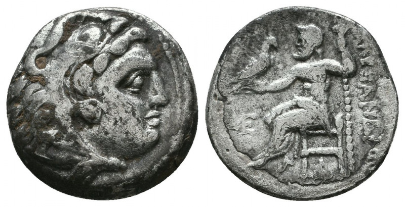 KINGS of MACEDON. Alexander III ‘the Great’. 336-323 BC. AR Drachm. Amphipolis m...