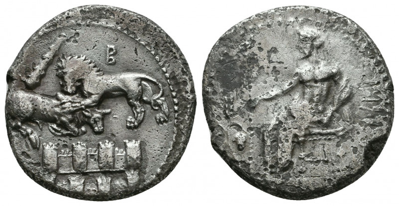 Cilicia, Tarsos AR Stater. Balakros, satrap of Cilicia under Alexander III, circ...