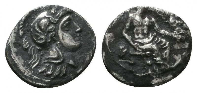 Greek Coins. Uncertain mints in Cilicia.
Obol, circa 400, AR. Head of Athena r.,...
