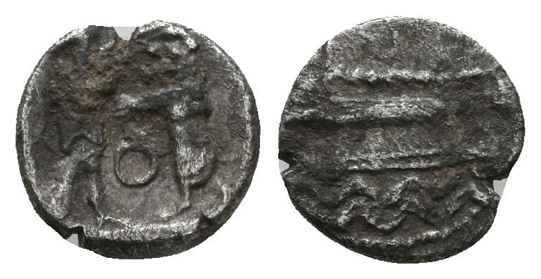 Sidon. Uncertain king (ca. 450-435 BC). AR. Phoenician galley sailing left befor...