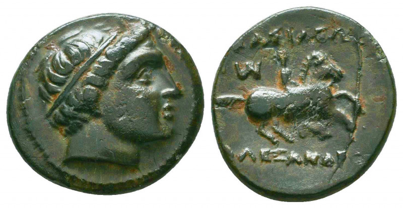 Kingdom of Macedon, Alexander III 'the Great' Æ Unit. Miletos, circa 323-319 BC....