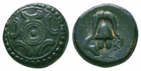 Macedonian Kingdom. Alexander III the Great. 336-323 B.C. AE

Condition: Very Fine

Weight: 4.7 gr
Diameter: 14 mm