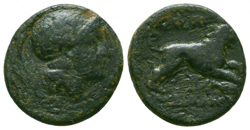 KINGS OF MACEDON. Kassander (316-297 BC). Ae.

Condition: Very Fine

Weight: 4.7...