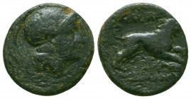 KINGS OF MACEDON. Kassander (316-297 BC). Ae.

Condition: Very Fine

Weight: 4.7 gr
Diameter: 19 mm