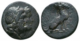 Ancient Greek Coin, Ae.250-100 B.C. Ae

Condition: Very Fine

Weight: 4.6 gr
Diameter: 18 mm