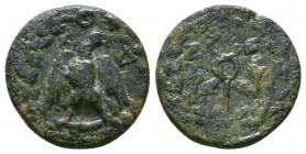 Ancient Greek Coin, Ae.250-100 B.C. Ae

Condition: Very Fine

Weight: 3.8 gr
Diameter: 16 mm