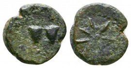 Ancient Greek Coin, Ae.250-100 B.C. Ae

Condition: Very Fine

Weight: 2.0 gr
Diameter: 13 mm