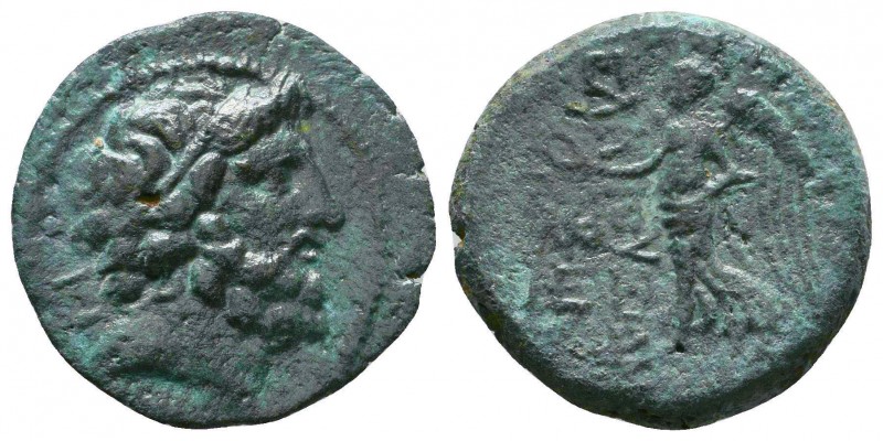 CILICIA. Elaiousa-Sebaste. Ae (Circa 150-50 BC).
Obv: AP.
Laureate head of Zeu...