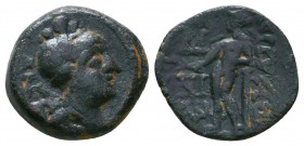 Seleukid Kingdom. Seleukeia on Tigris. Demetrios I Soter 162-150 BC.

Condition: Very Fine

Weight: 3.4 gr
Diameter: 14 mm