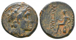 Seleukid Kingdom. Antioch on the Orontes. Alexander I Balas 152-145 BC.
Serrate AE
Diademed head of Alexander I right / [Β]ΑΣΙΛΕΩΣ ΑΛΕΞΑΝΔΡΟΥ, Athen...