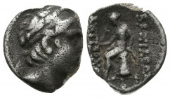 SELEUKID EMPIRE. Antiochos III 'the Great'. 222-187 BC. AR Drachm.

Condition: Very Fine

Weight: 3.0 gr
Diameter: 16 mm