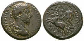 CILICIA. Olba. Marcus Aurelius (161-169). Ae.
Obv: ΑΥΤ ΚΑΙ Μ ΑΥΡΗΛΙ ΑΝΤΩΝΙΝΟϹ ϹE.
Laureate, draped and cuirassed bust right.
Rev: ΑΔΡΙΑΝ[ ] ΑΝΤΩΝΙΝ...