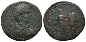 Pontos. Amaseia. Caracalla AD 198-217. Dated CY 209=AD 207 Bronze Æ.

Condition: Very Fine

Weight: 14.5 gr
Diameter: 29 mm