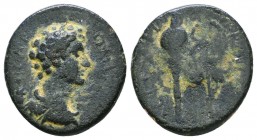 Hadrian (117-138). AE
Reference:
Condition: Very Fine

Weight: 4.6 gr
Diameter: 19 mm