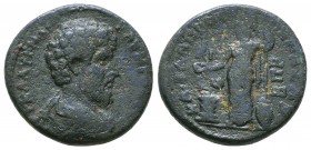 Cilicia, Anazarbos. Lucius Verus AE. 161-169 AD.

Condition: Very Fine

Weight: 7.0 gr
Diameter: 21 mm