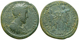 CILICIA. Hierapolis-Castabala. Commodus (177-192). Ae. Medalic Style.
Obv: ΑVΤ Κ Μ ΑV ΑΝ ΚΟΜΟΔΟС ƐVΤVΧΗС.
Laureate, draped and cuirassed bust right....