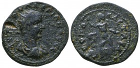 Roman Provincial
Cilicia. Anazarbos . Valerian I AD 253-260.

Condition: Very Fine

Weight: 7.5 gr
Diameter: 26 mm