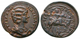 CILICIA. Seleukeia ad Kalykadnon. Julia Domna (Augusta, 193-217). Ae.

Condition: Very Fine

Weight: 8.3 gr
Diameter: 24 mm