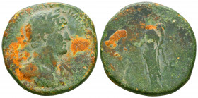 Hadrian - Sestertius (135, Rome) - La Paix
Reference:RIC.769
Condition: Very Fine

Weight: 24.8 gr
Diameter: 32 mm