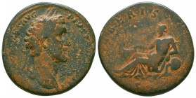 Roman Imperial Coins, Antoninus Pius sestertius. 138-161 AD.
Reference:RIC.642a
Condition: Very Fine

Weight: 26.0 gr
Diameter: 32 mm
