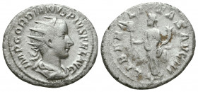 Roman Imperial Coins, Gordian III . AR Antoninian . 238-244 AD.
Reference:
Condition: Very Fine

Weight: 4.2 gr
Diameter: 19 mm