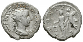 Roman Imperial Coins, Gordian III . AR Antoninian . 238-244 AD.
Reference:
Condition: Very Fine

Weight: 4.1 gr
Diameter: 20 mm