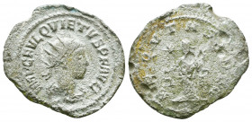 Roman Imperial Coins, Samosata. Quietus . AR Antoninian . 260-261 AD.
Reference:
Condition: Very Fine

Weight: 3.3 gr
Diameter: 23 mm
