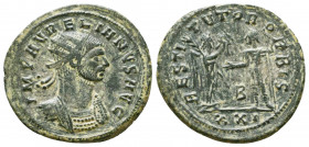 Roman Imperial Coins, Aurelianus . AR Antoninian . 270-275 AD.
Reference:
Condition: Very Fine

Weight: 3.9 gr
Diameter: 23 mm