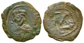 Constans II., 641 - 668 AD. AE Nummus. Syracuse mint.
Reference:DOC 184
Condition: Very Fine

Weight: 4.6 gr
Diameter: 21 mm