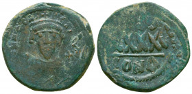 Phocas (602-610).
40 Nummi. Constantinople, 607/8. d N FOCAS PЄRP AVC.
Reference:DOC 30a
Condition: Very Fine

Weight: 12.2 gr
Diameter: 30 mm