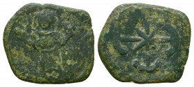 Byzantine Coinage, Alexius I AE follis.
Reference:
Condition: Very Fine

Weight: 1.9 gr
Diameter: 18 mm