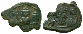 Constantinople, Constans II AE.
Reference:
Condition: Very Fine

Weight: 3.4 gr
Diameter: 20 mm
